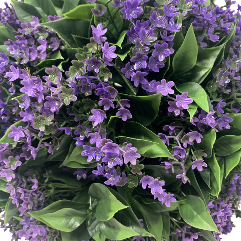 12" Purple Baby's Breath Orb Topiary Ball