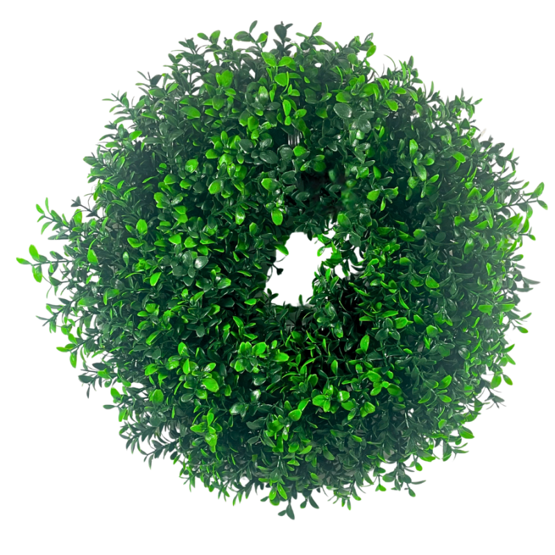 16" UV Boxwood Wreath