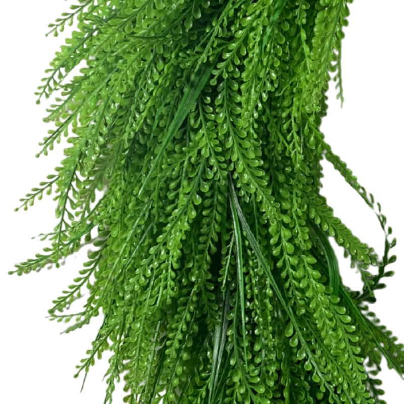 26" Oval Beaded Grass Mixed Wreath