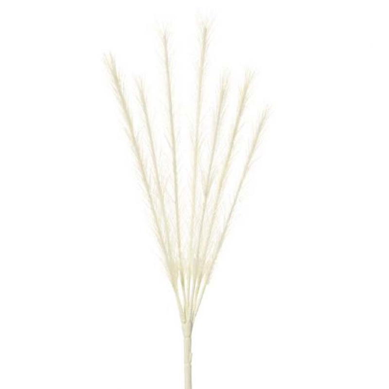 21" Miscanthus Grass Bush - White