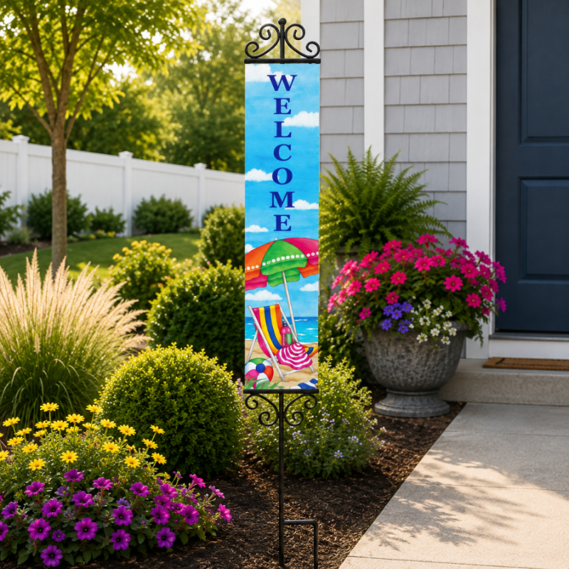 Feelin’ Beachy Yard Expression Sign