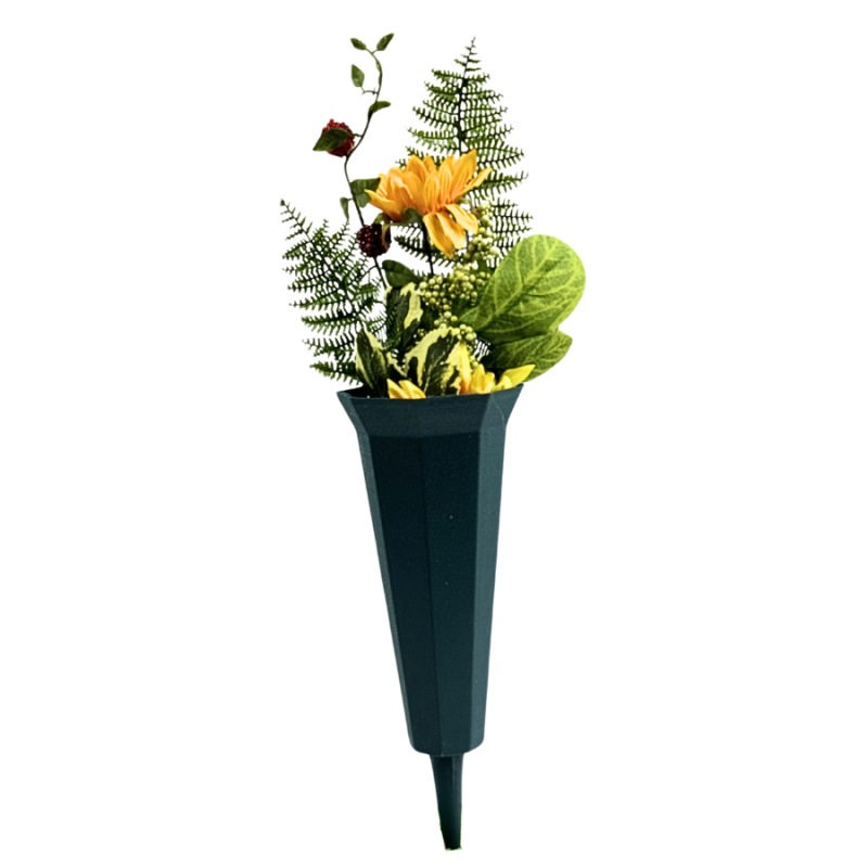 4" Plastic Memorial Vase