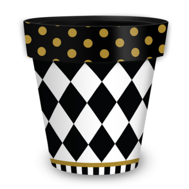 8" Checkerboard Planter