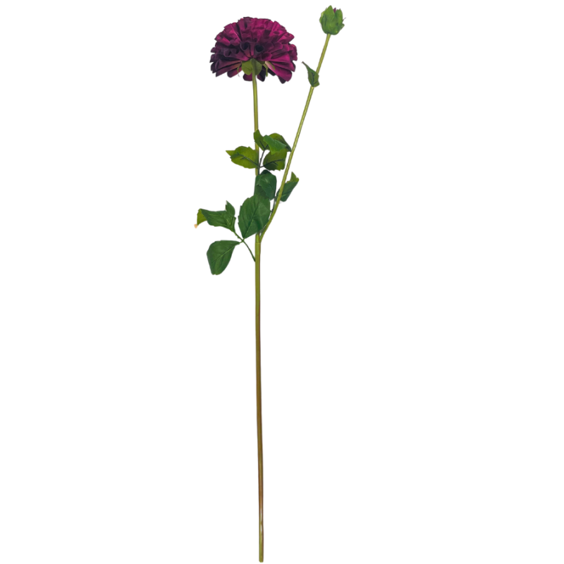 31" Dahlia Spray - Burgundy