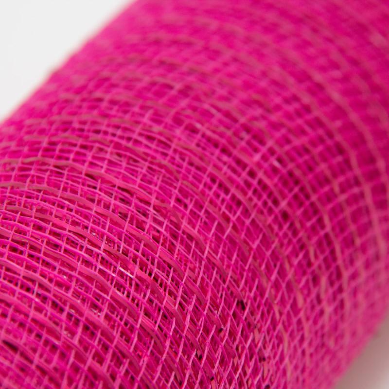 21"x10yd Metallic Deco Mesh - Fuchsia