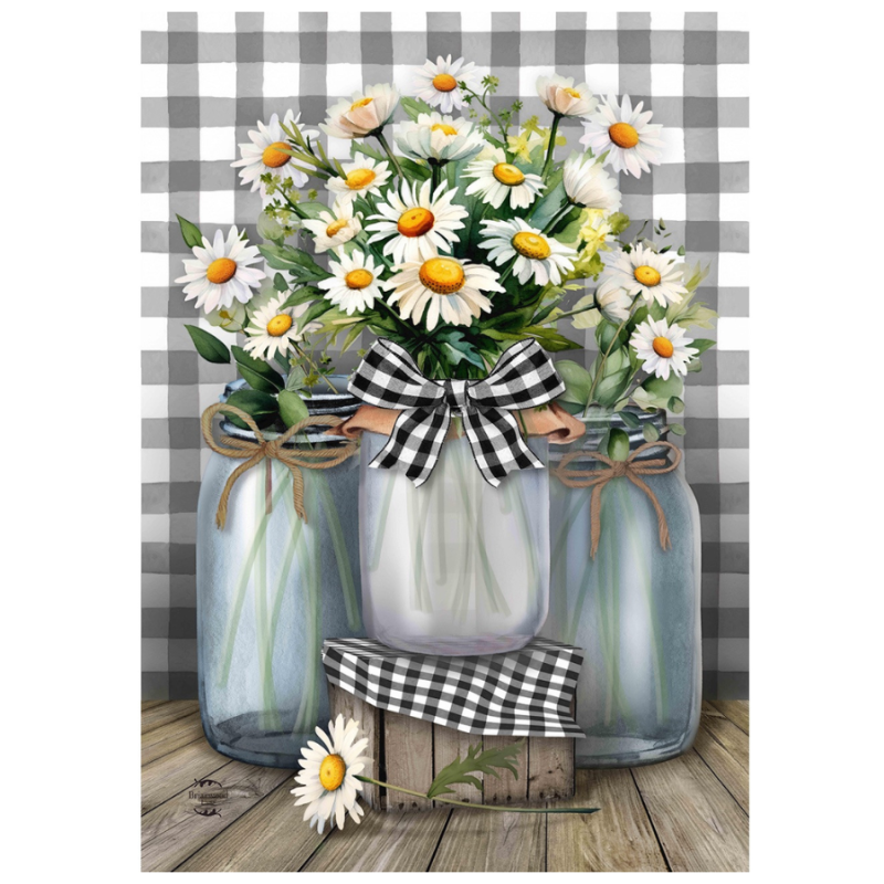 Farmhouse Jars Garden Flag