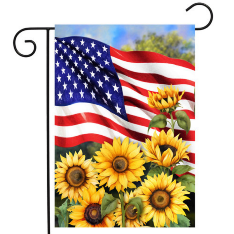 American Sunflowers Garden Flag