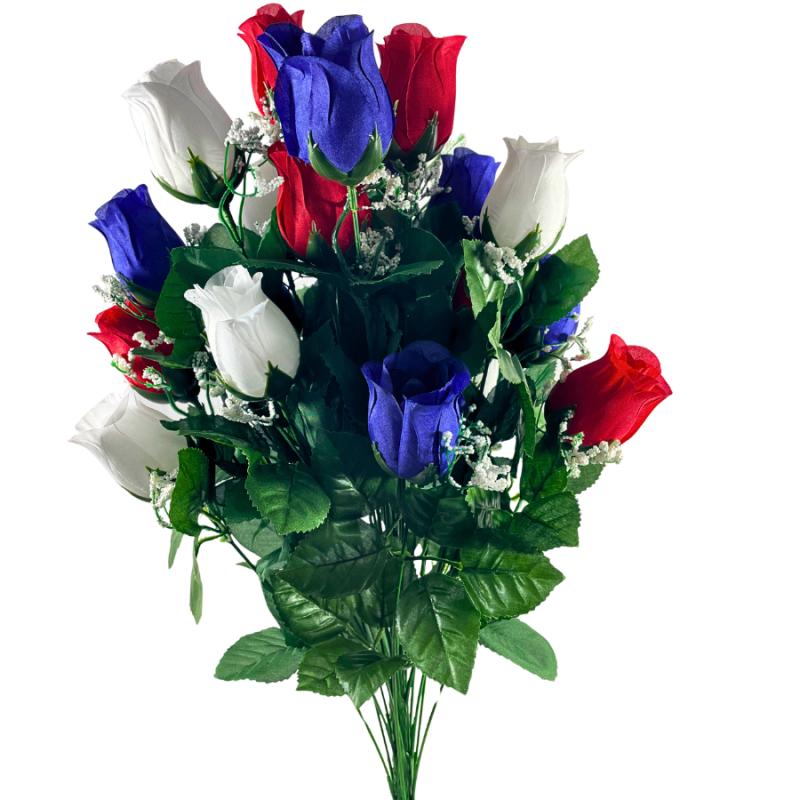 25" Americana Rose & Baby's Breath Bouquet