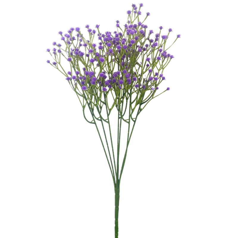 17" Baby's Breath Gypsophila Filler - Purple