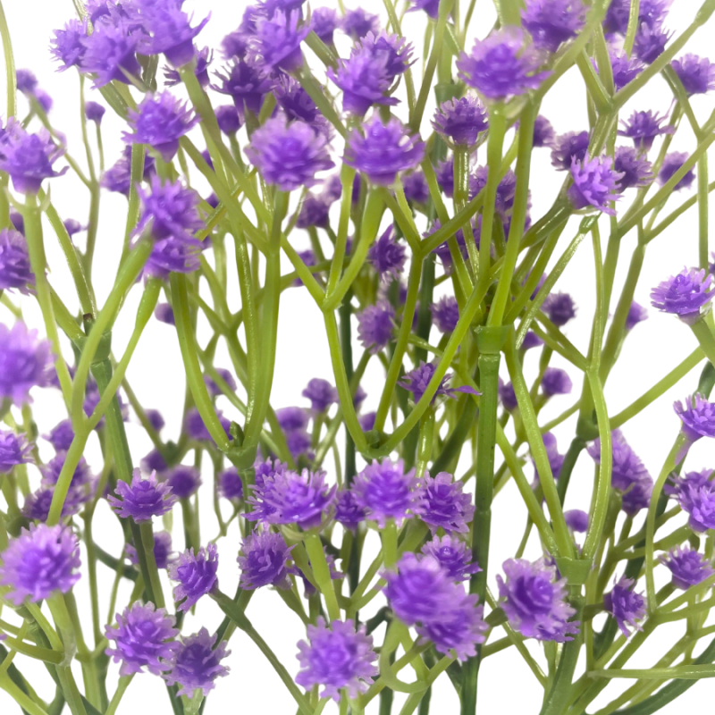 17" Baby's Breath Gypsophila Filler - Purple
