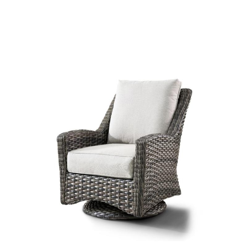 Wilmington Silver Oak Swivel Glider Chair