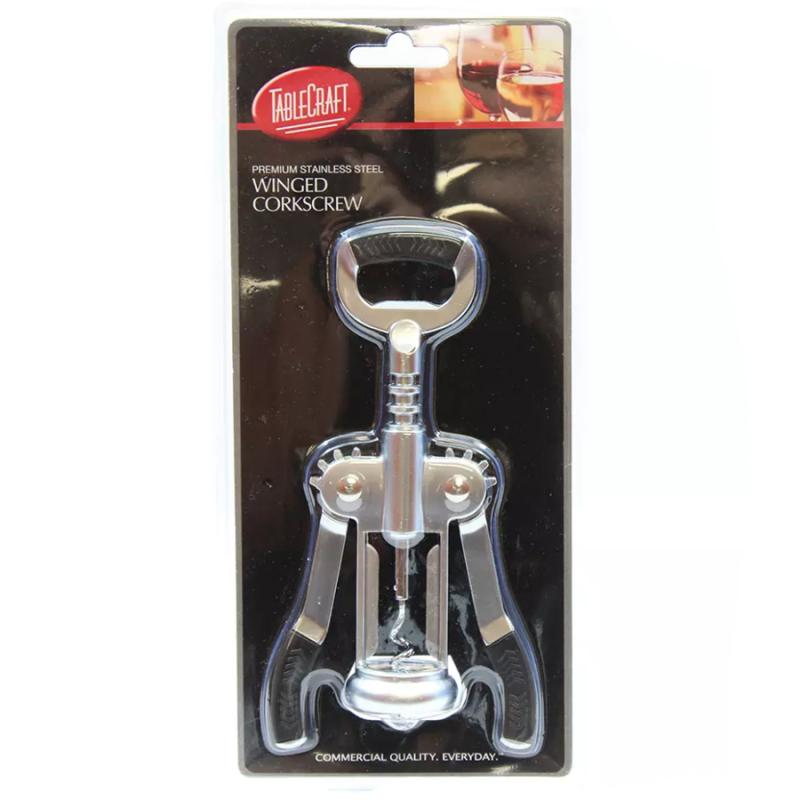 Tablecraft Stainless Steel Winged Corkscrew