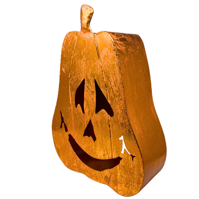 Large Metal Jack-O-Lantern