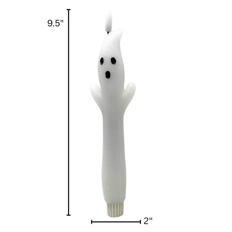 9.5" Wax Ghost LED Candles
