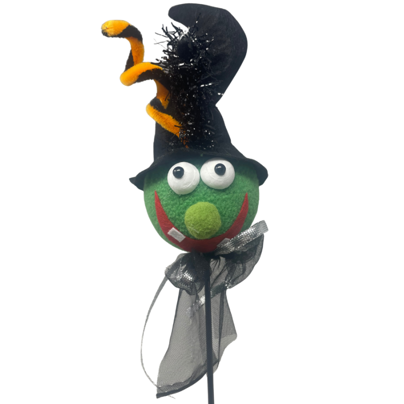 20" Witch Hat Head Pick - Green