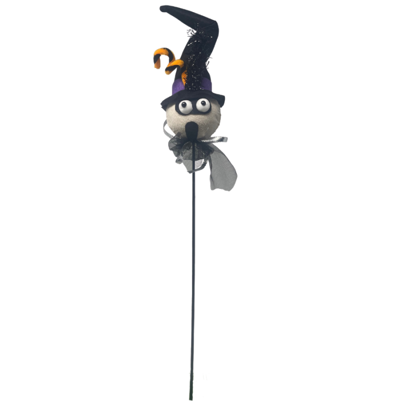 20" Witch Hat Head Pick - White
