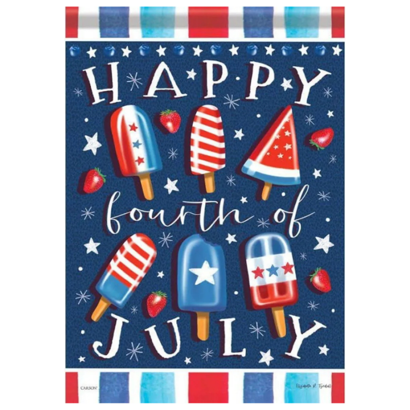 Happy 4th Garden Flag