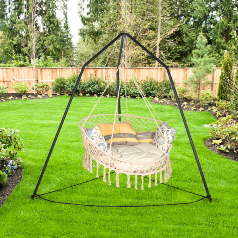 8' Hammock Chair Steel Tripod Stand