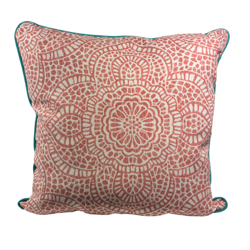 20" Oceantex Double Sided Seashell Outdoor Pillow