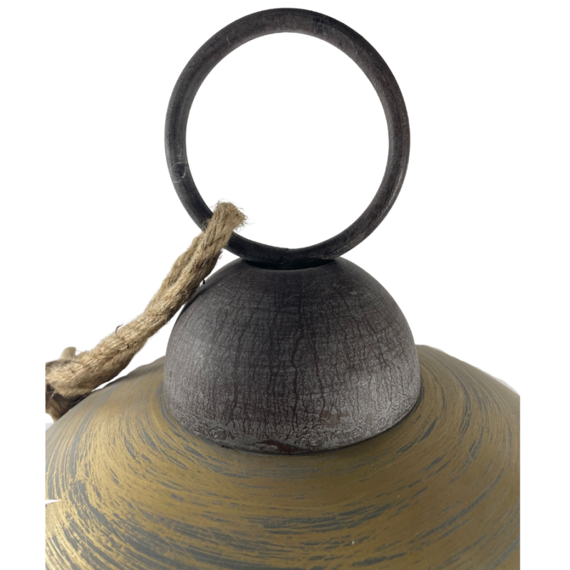 24" Rustic Metal Hanging Jingle Bell