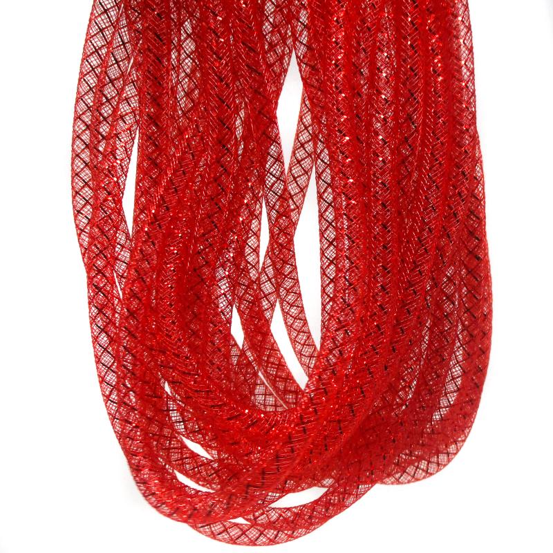 Mesh Tubing Red