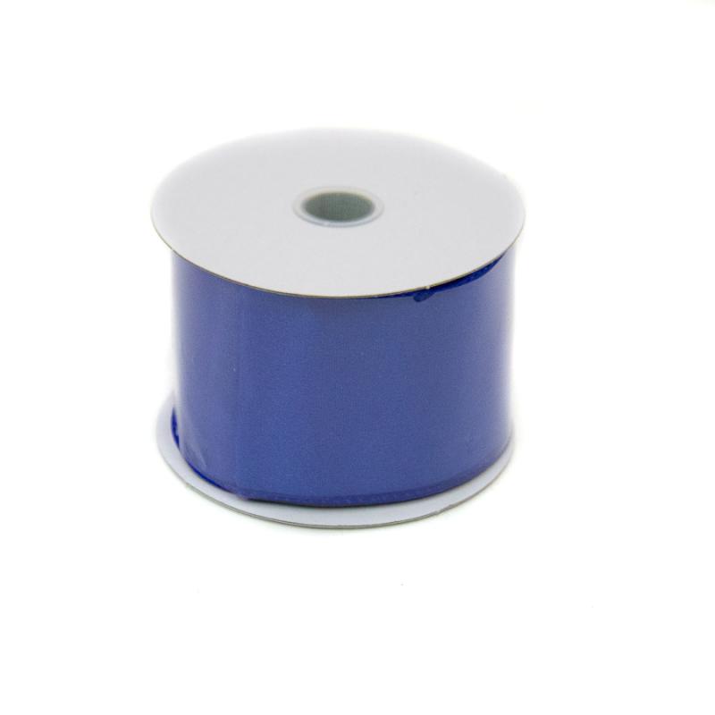 2.5" x10yd Royal Blue Wired Edge Satin Ribbon Satin Ribbon
