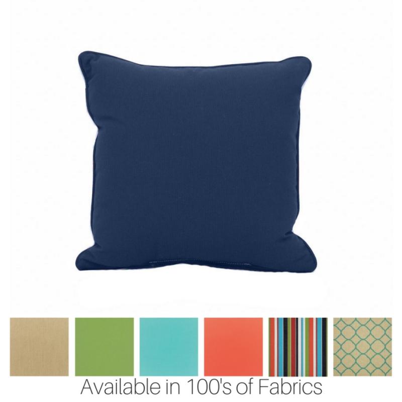 17 Sunbrella Pillow W Welt Cord Outdoor Pillows 17 Sunbrella Pillow W Welt Cord