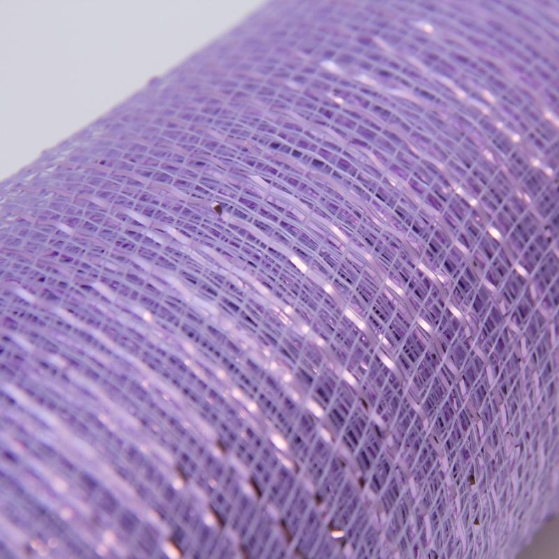 21"x10yd Metallic Deco Mesh - Lavender