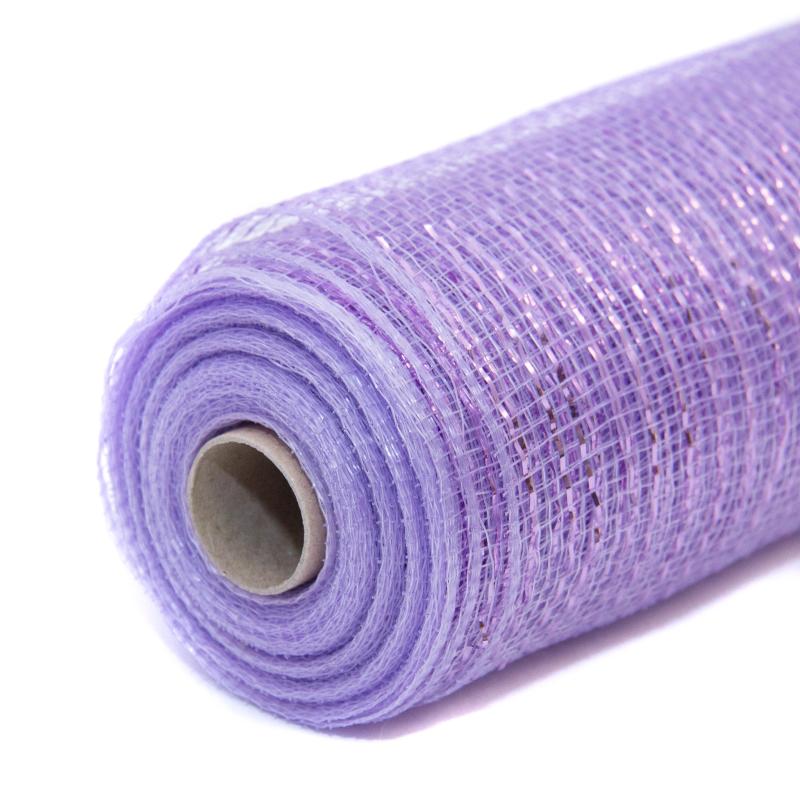 21"x10yd Metallic Deco Mesh - Lavender