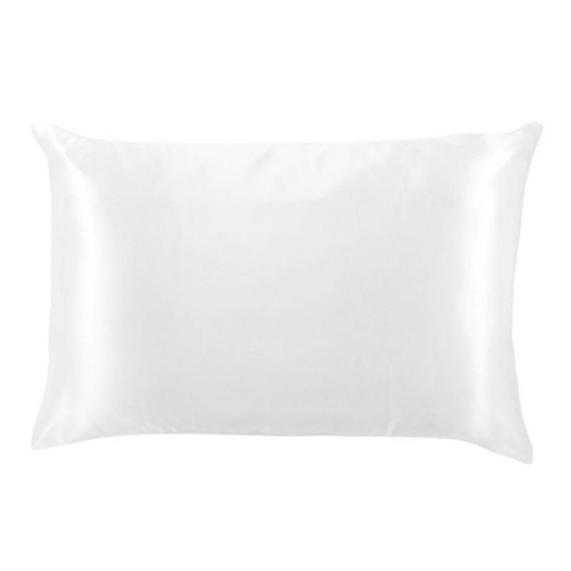 Lemon Lavender Silky Satin Pillowcase - Lucent Cloud