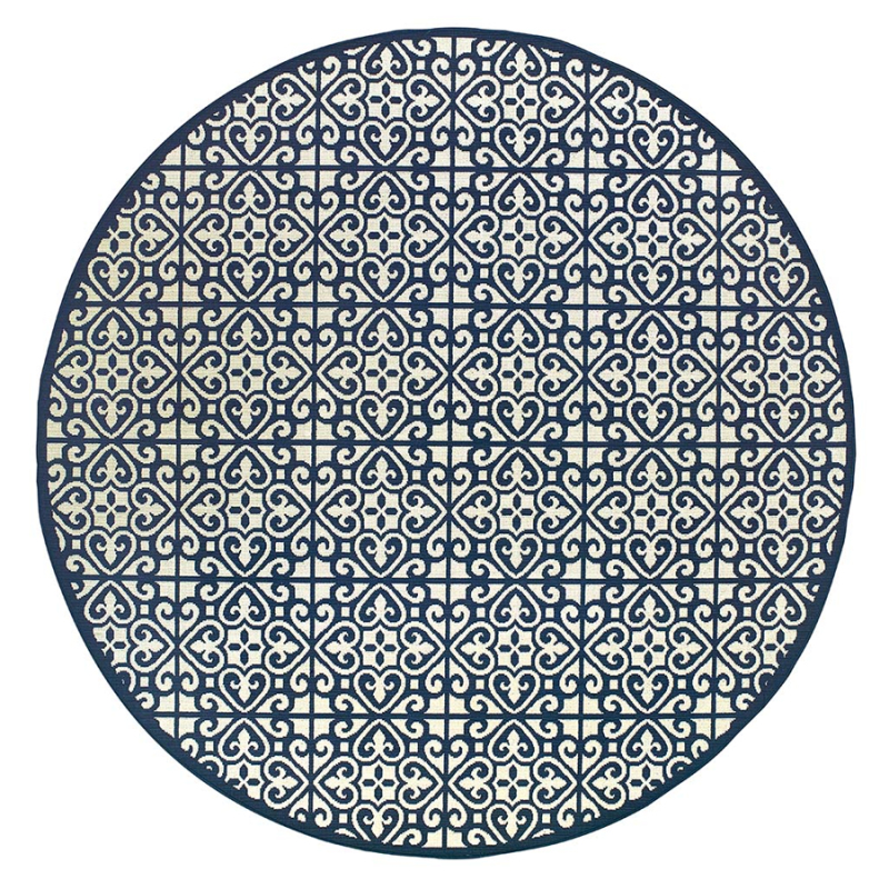 Marina 5927b Roud Outdoor Rug