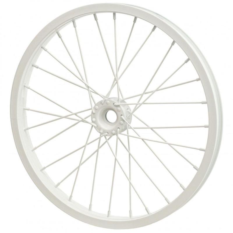 Decorative Bicycle Rim - White 16.5"