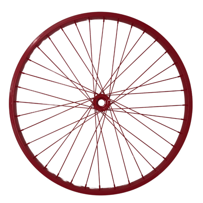 21" Decorative Wheel Rim- Red