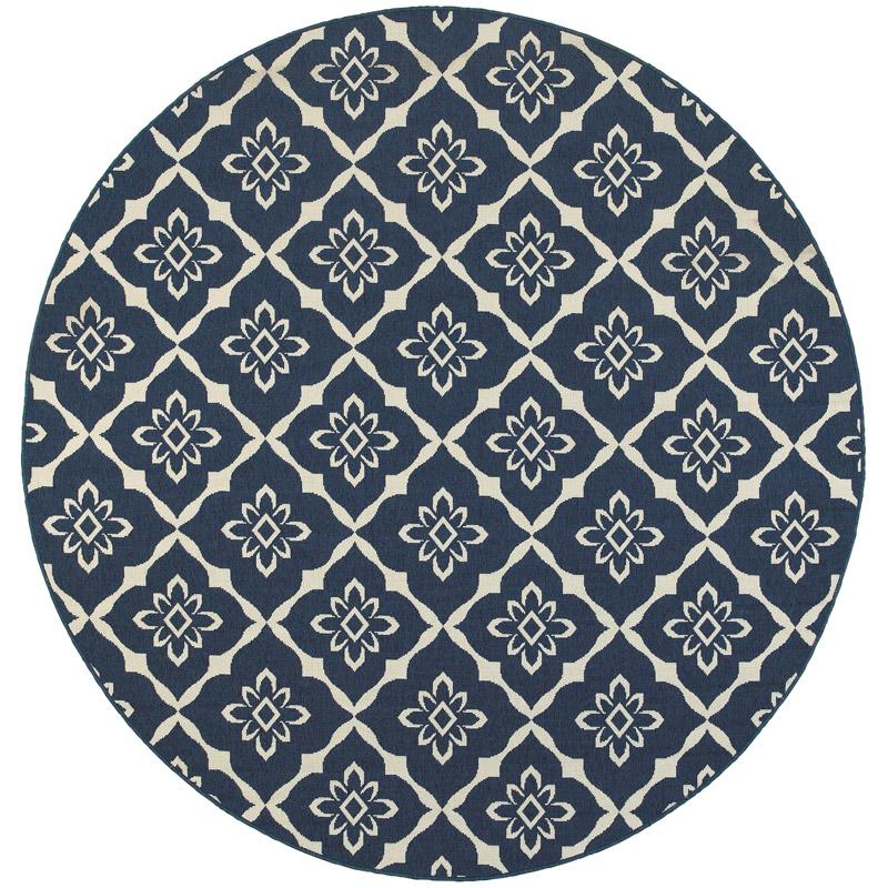 Meridian 5703B Round Outdoor Rug