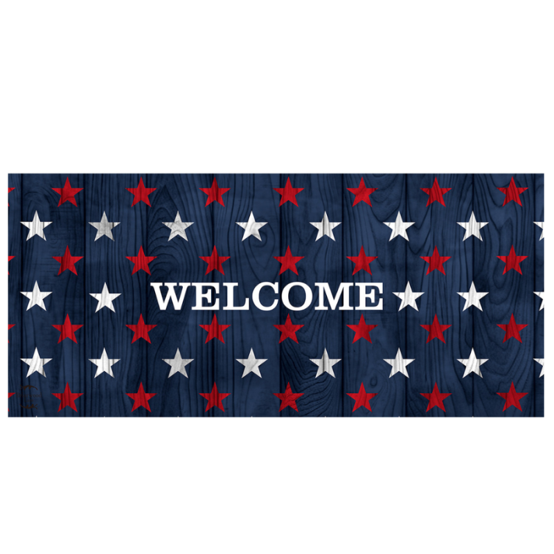 Wood American Flag Switch Insert