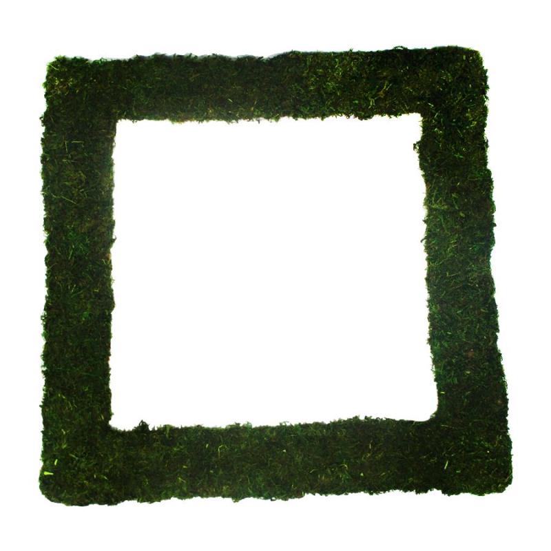 Moss Wreath Form 18" Square