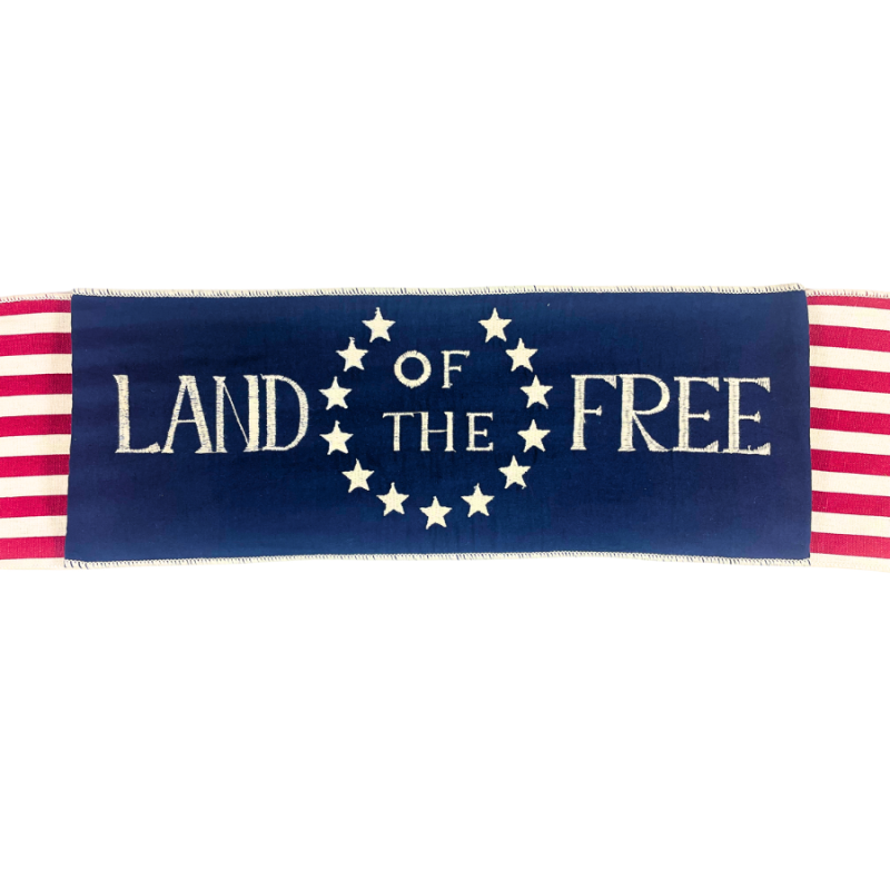 44" Land Of The Free Banner