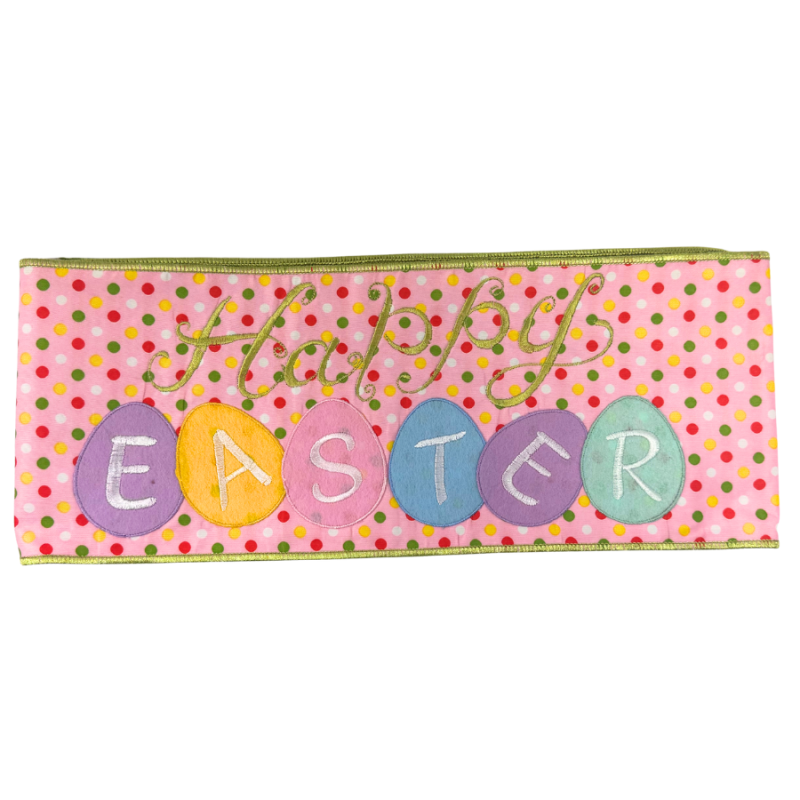 44" Happy Easter Egg Banner