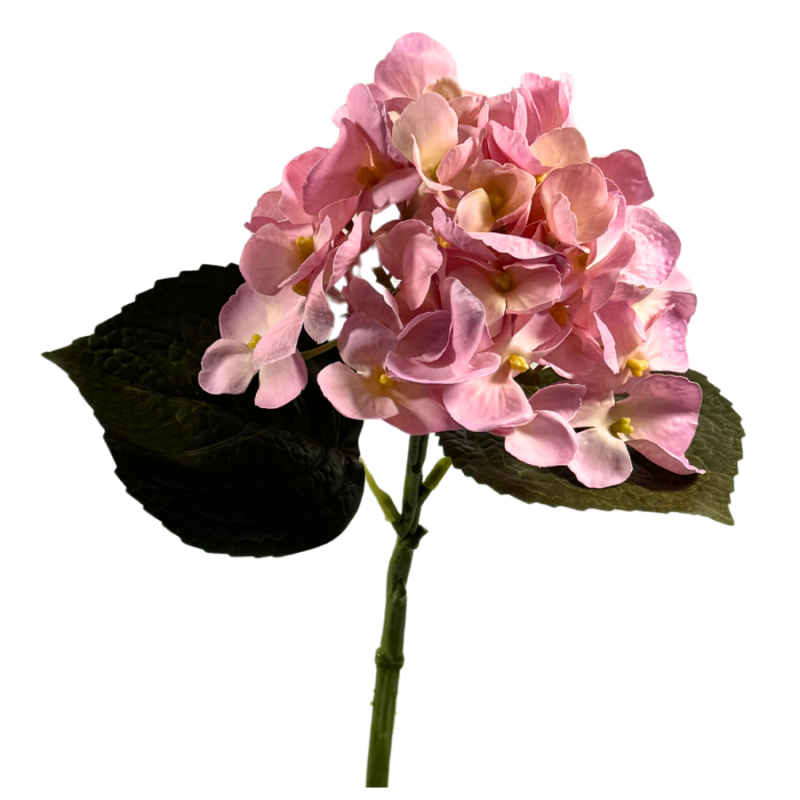 13.5" Real Touch Hydrangea Pick- Light Pink
