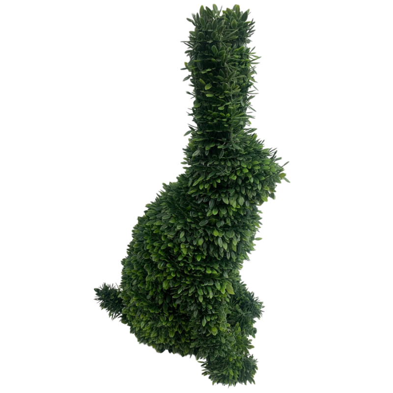 23" Spring UV Boxwood Bunny