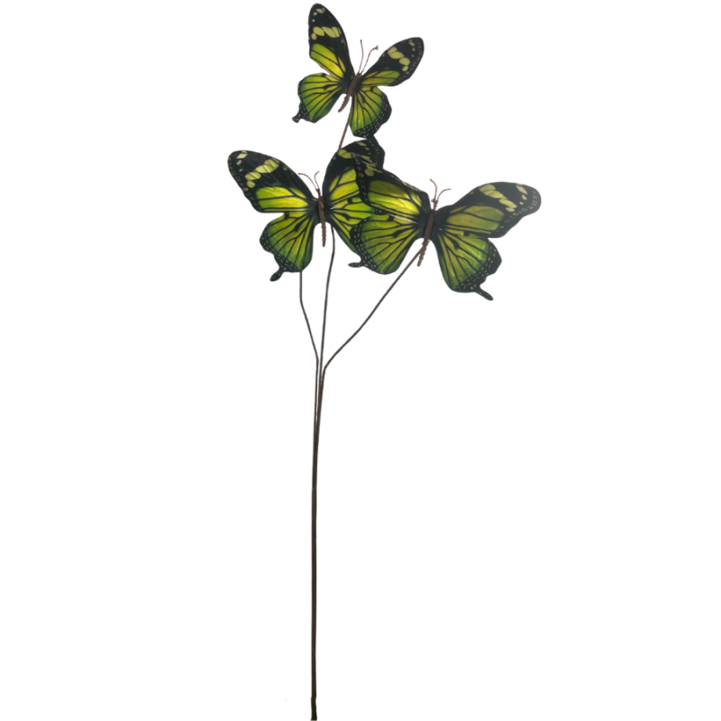 28" Grand Summer Butterfly Spray - Green