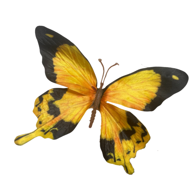 28" Grand Summer Butterfly Spray - Yellow