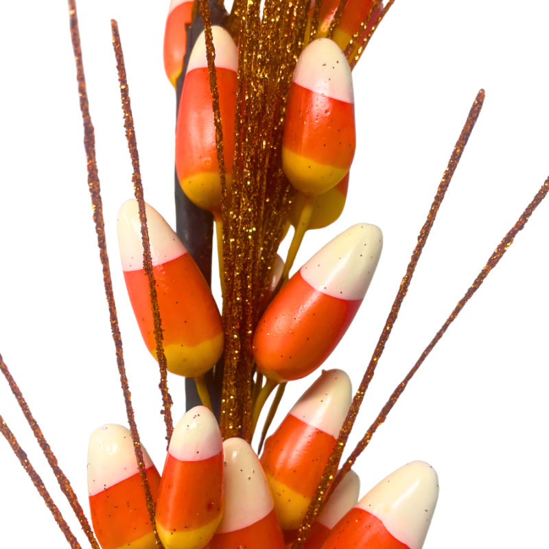 18" Candy Corn Spray