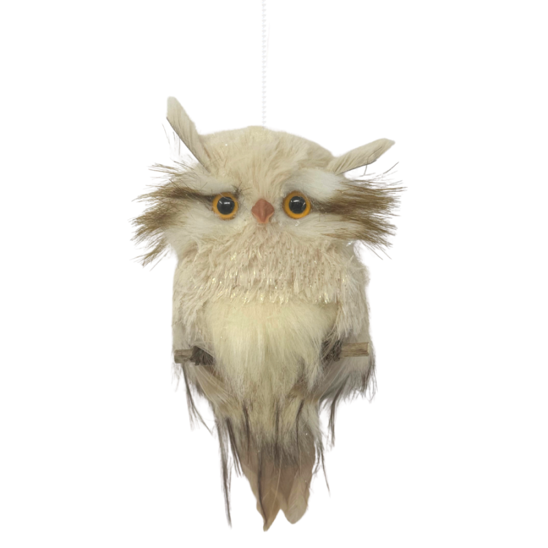 6" Snow Owl Ornament