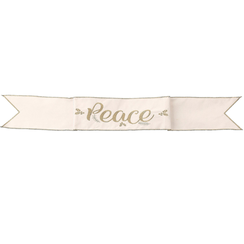 Velvet "Peace" Banner