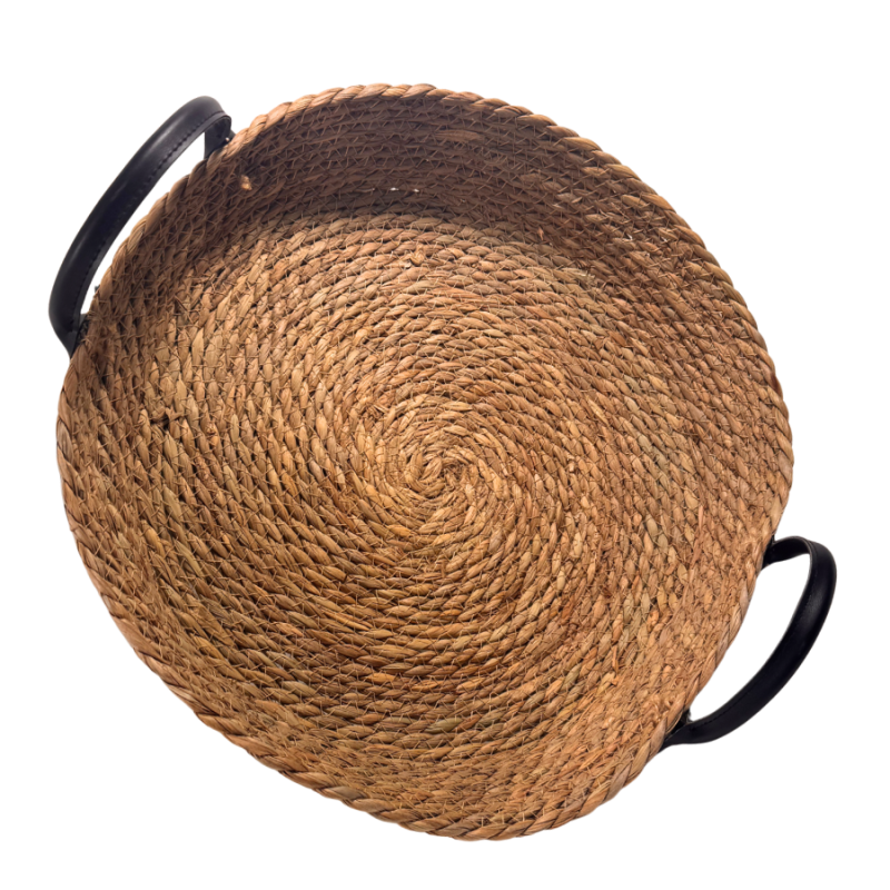 14" Woven Basket w/ Handles