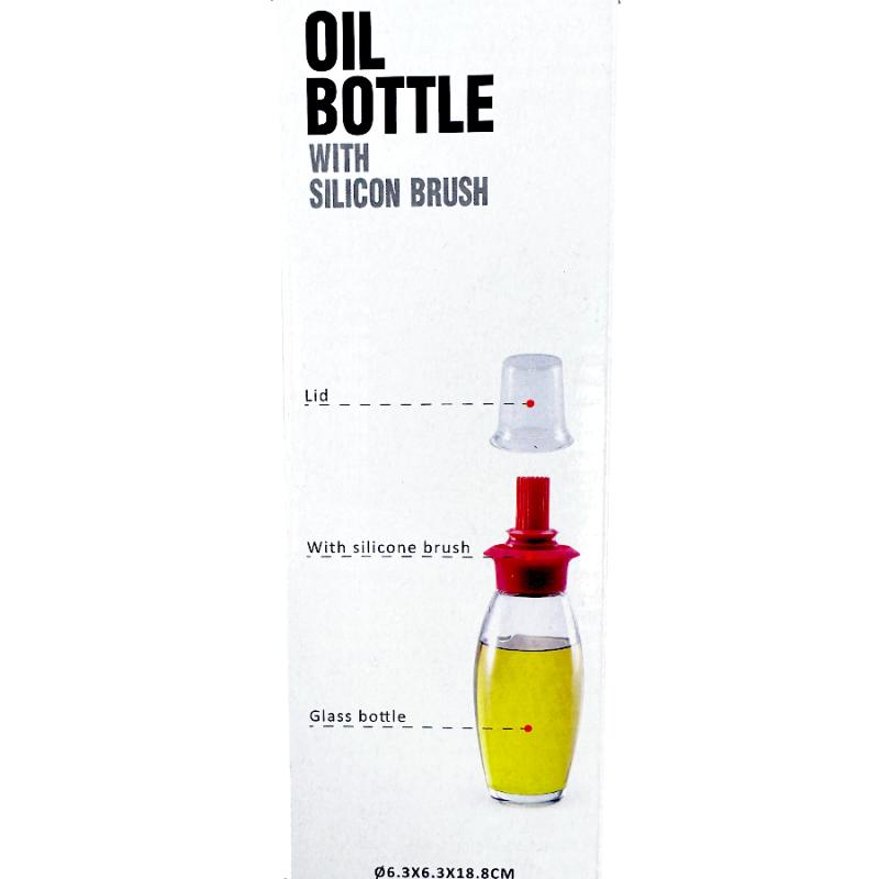 Oil Bottle with Silcon Brush