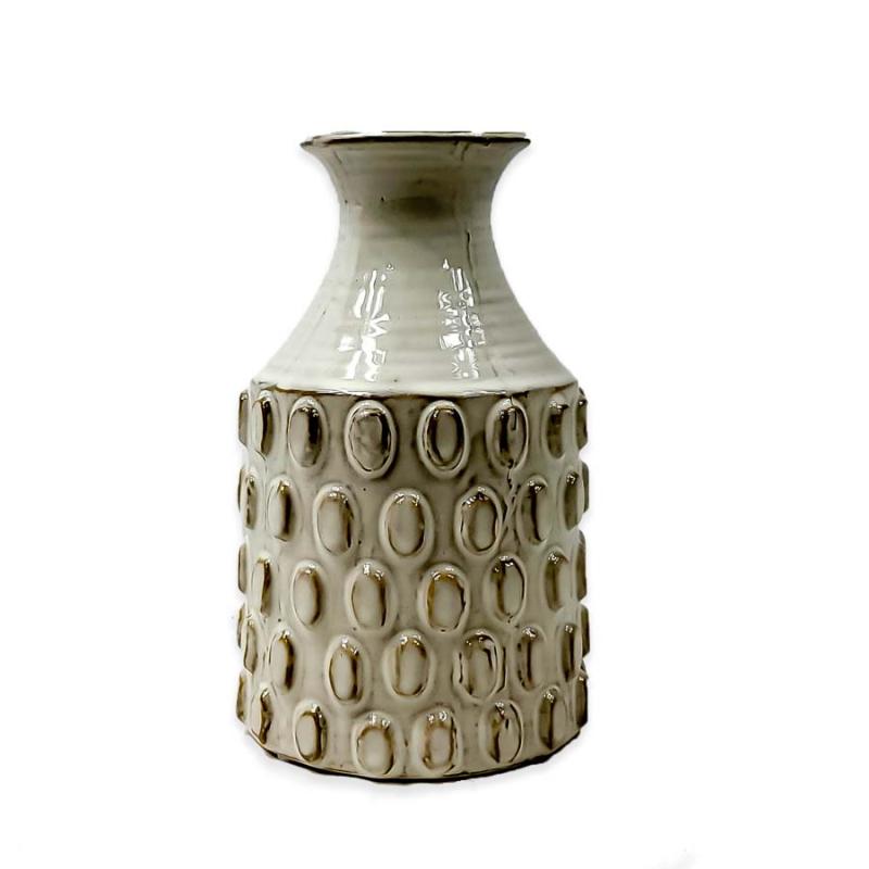 8" Dot Pattern Vase