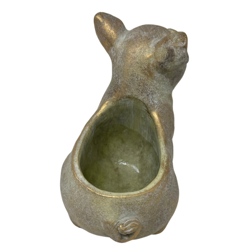 Small Cement Pig Planter