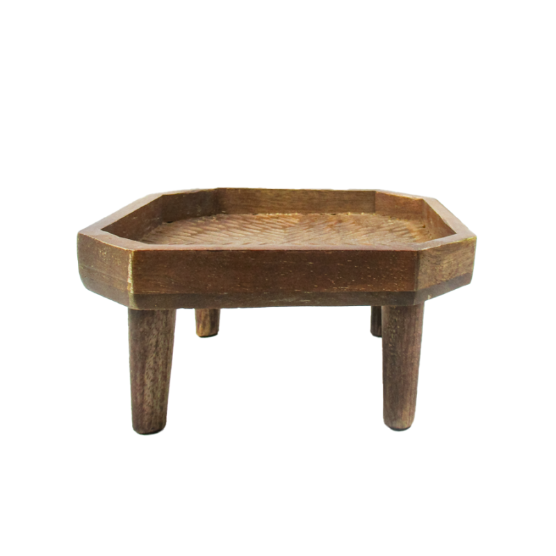 8" Natural Wood Riser